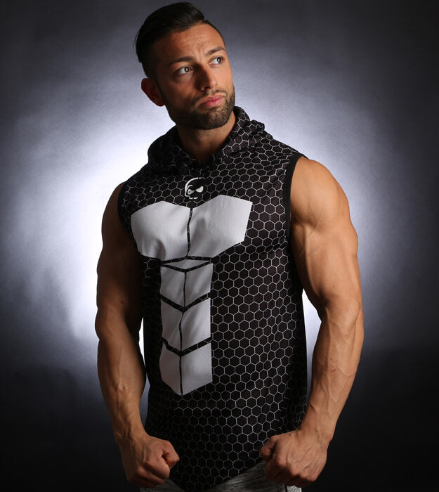 PowerArmour Hoodied Vest Black