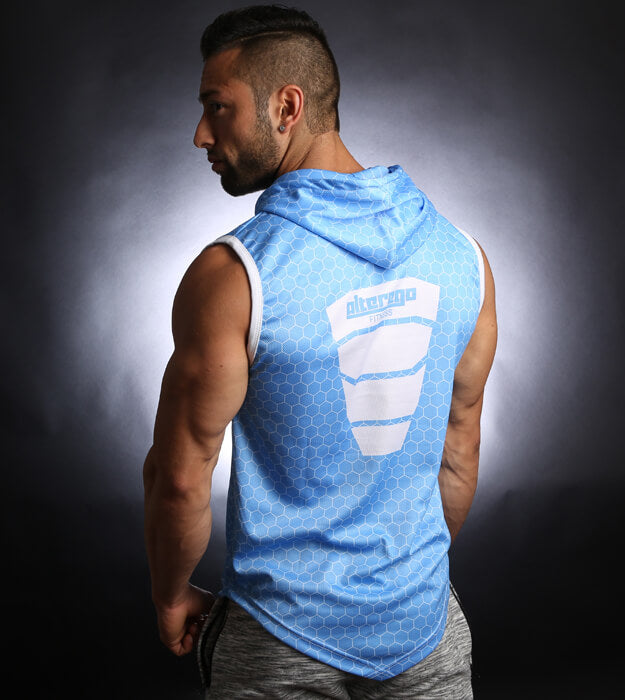 PowerArmour Hoodied Vest Blue