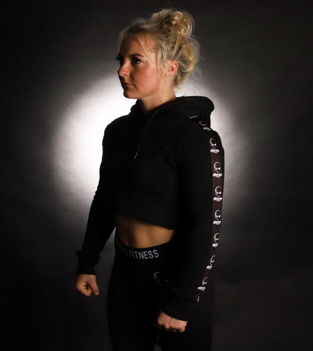 Wraith Croptop Hoodie Blackout