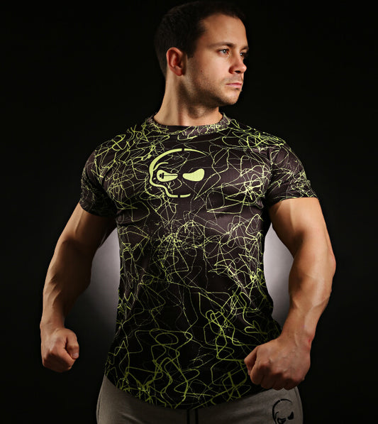 Recharge T-Shirt Green Electric