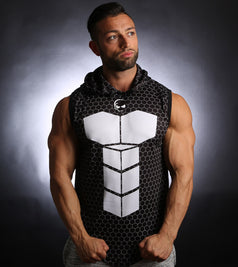 PowerArmour Hoodied Vest Black