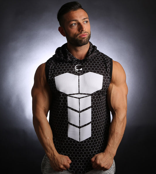 PowerArmour Hoodied Vest Black