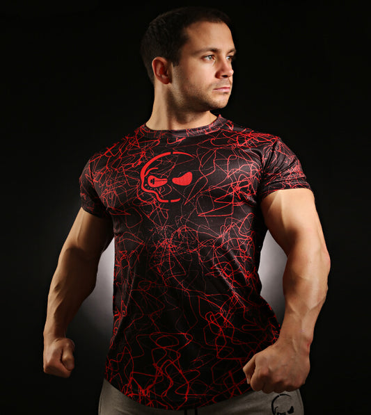 Recharge T-Shirt Red Electric