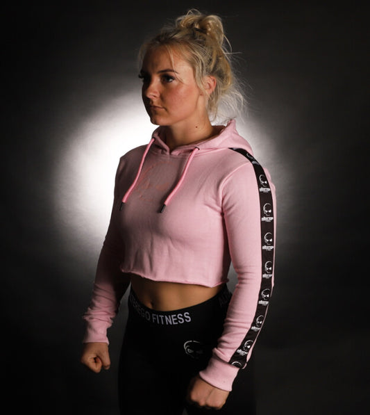 Wraith Croptop Hoodie Blush